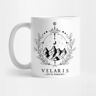 Black Velaris Sweatshirt A Court of Thorns and Roses Sarah J Maas Hoodie Night Court Sweater Velaris City of Starlight SJM Mug